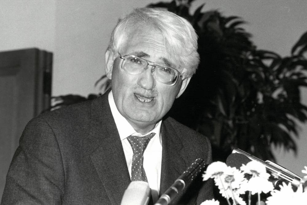 Geschwister Scholl Preis 1985 | Impressionen | Jürgen Habermas
