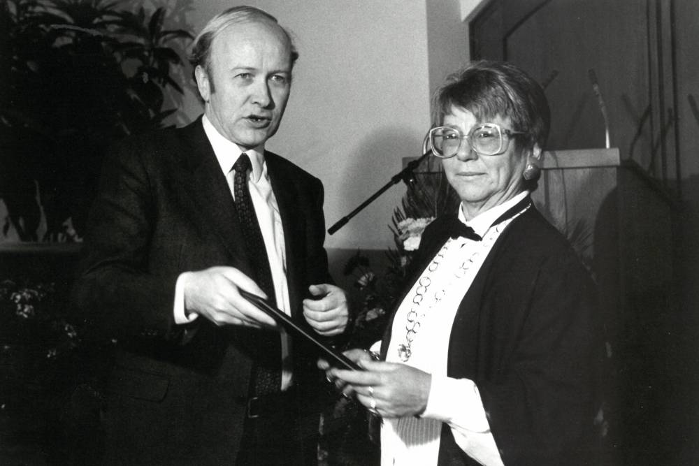 Geschwister Scholl Preis 1986 | Impressionen | Preisverleihung Saur-Edvardson
