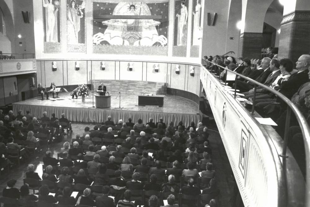 Geschwister Scholl Preis 1988 | Impressionen | Preisverleihung Aula