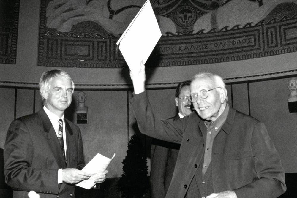 Geschwister Scholl Preis 1996 | Impressionen | Preisübergabe sw 2