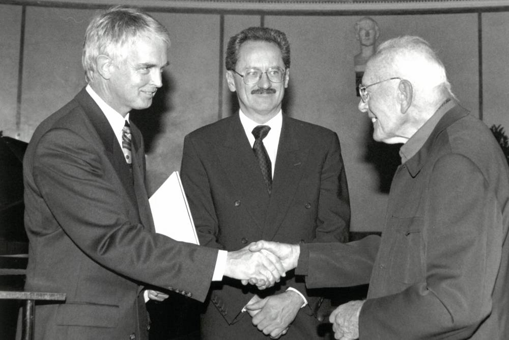 Geschwister Scholl Preis 1996 | Impressionen | Preisübergabe sw