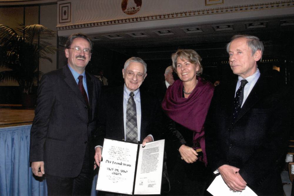 Geschwister Scholl Preis 2001 | Impressionen | Gruppenbild Ude, Grün, Knesebeck, Hirsch