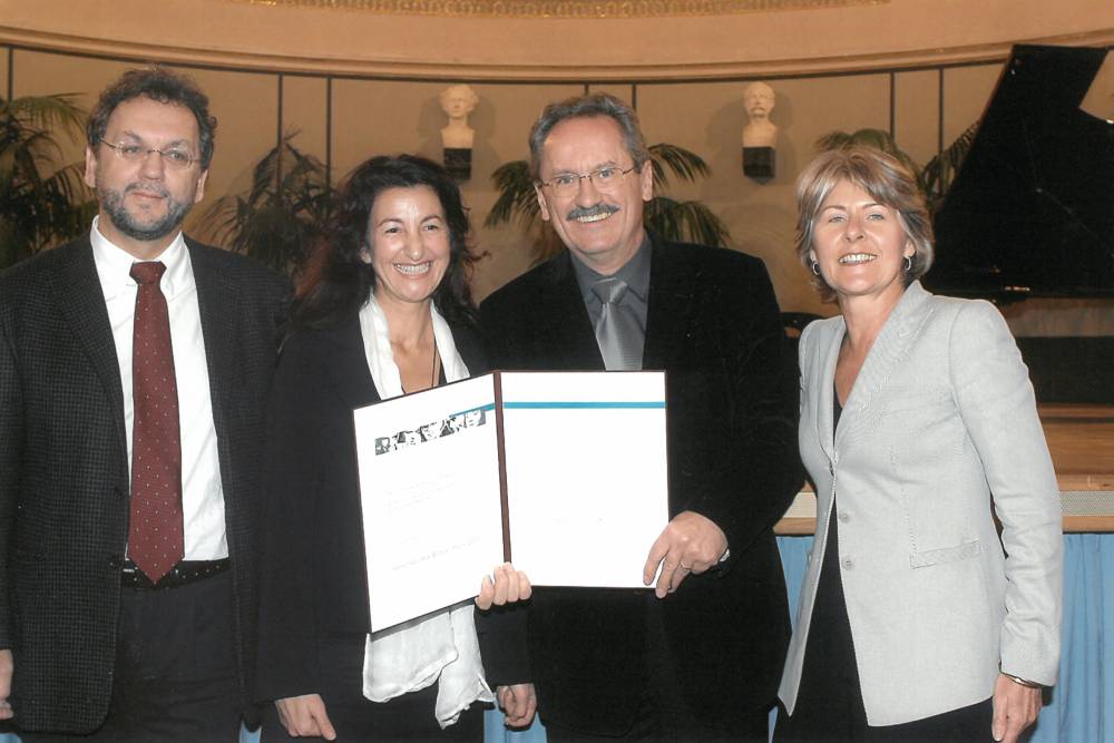 Geschwister Scholl Preis 2005 | Impressionen | Preisübergabe-Prantl-Kelek-Ude-Knesebeck