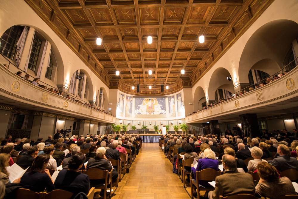 Die Verleihung des Geschwister-Scholl-Preises 2019 in der Großen Aula der Ludwig-Maximilians-Universität München. Geschwister-Scholl-Preis 2019 | Impressionen | Saal