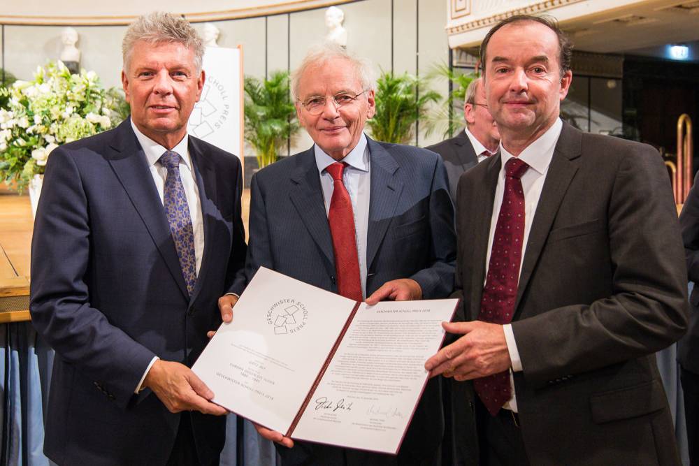 Geschwister Scholl Preis 2018 | Impressionen | Dieter Reiter, Götz Aly, Michael Then